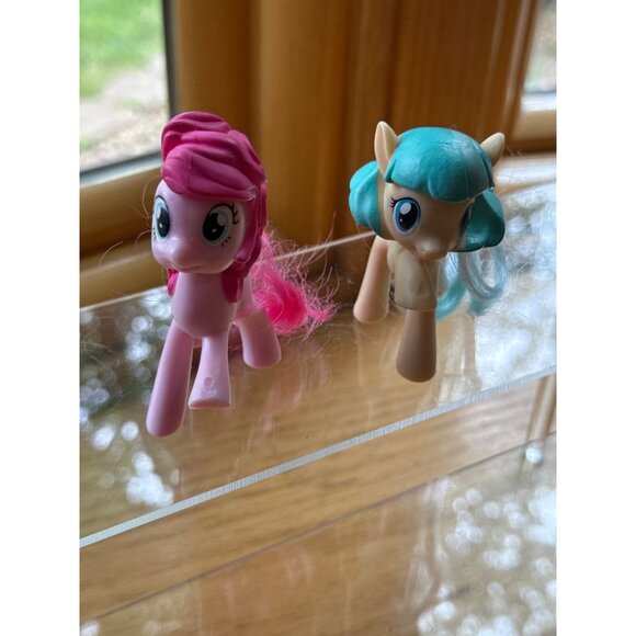 2016 McDonalds My Little Pony Pinkie Pie & Miss Coco Pommel Figures - Picture 1 of 7
